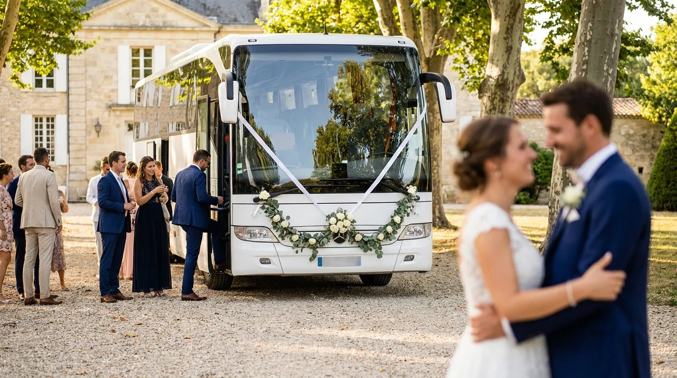 Transport Mariage avec chauffeur a Paris et Orly — LGD Paris, transport de personnes en autocar et minibus