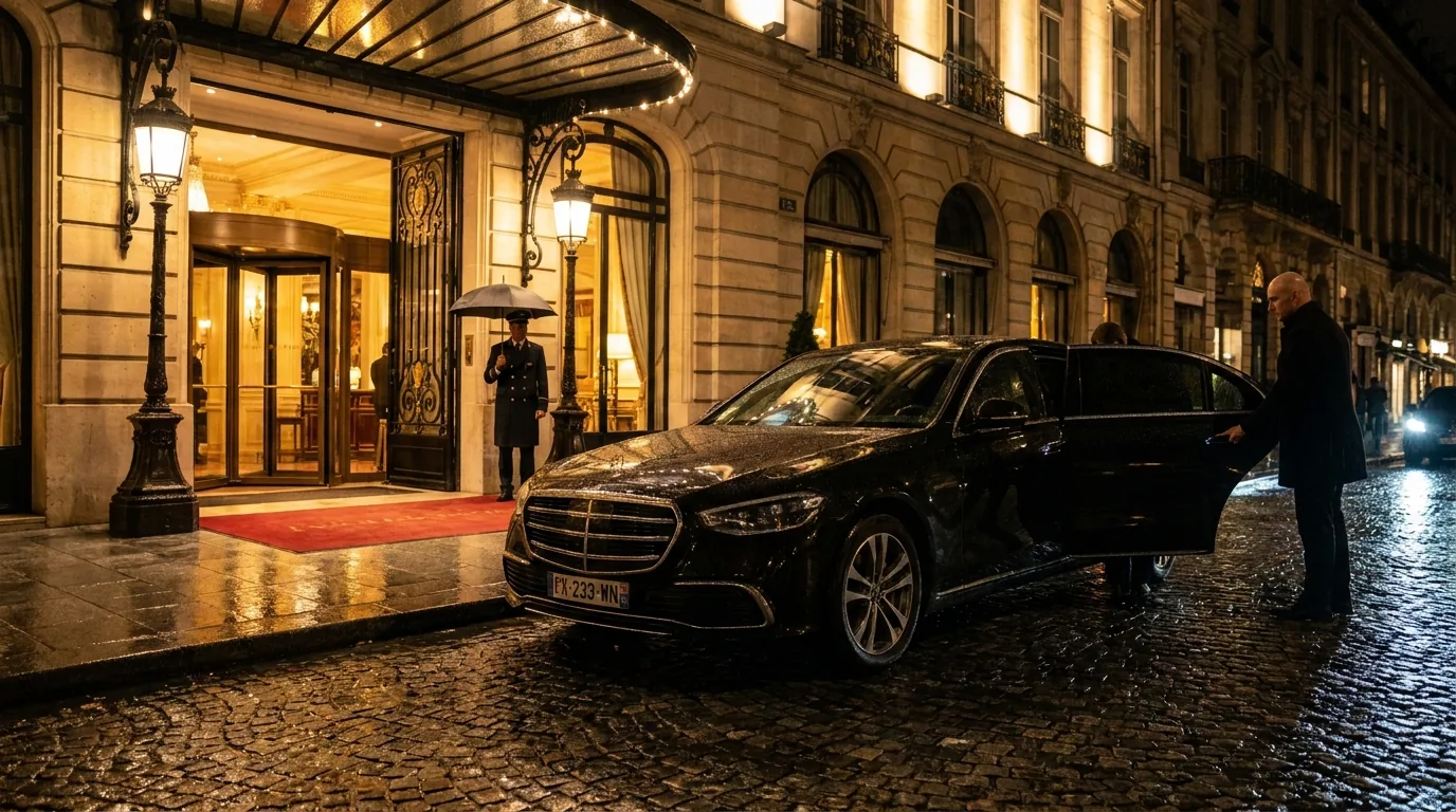 Mercedes Classe S 3 places — location berline avec chauffeur LGD Paris, transport de personnes Ile-de-France
